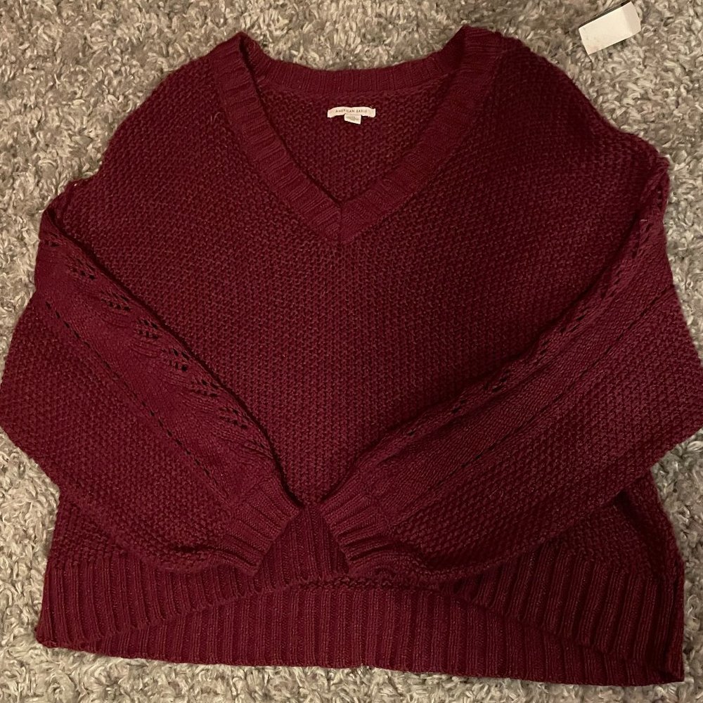 American Eagle Maroon Sweater